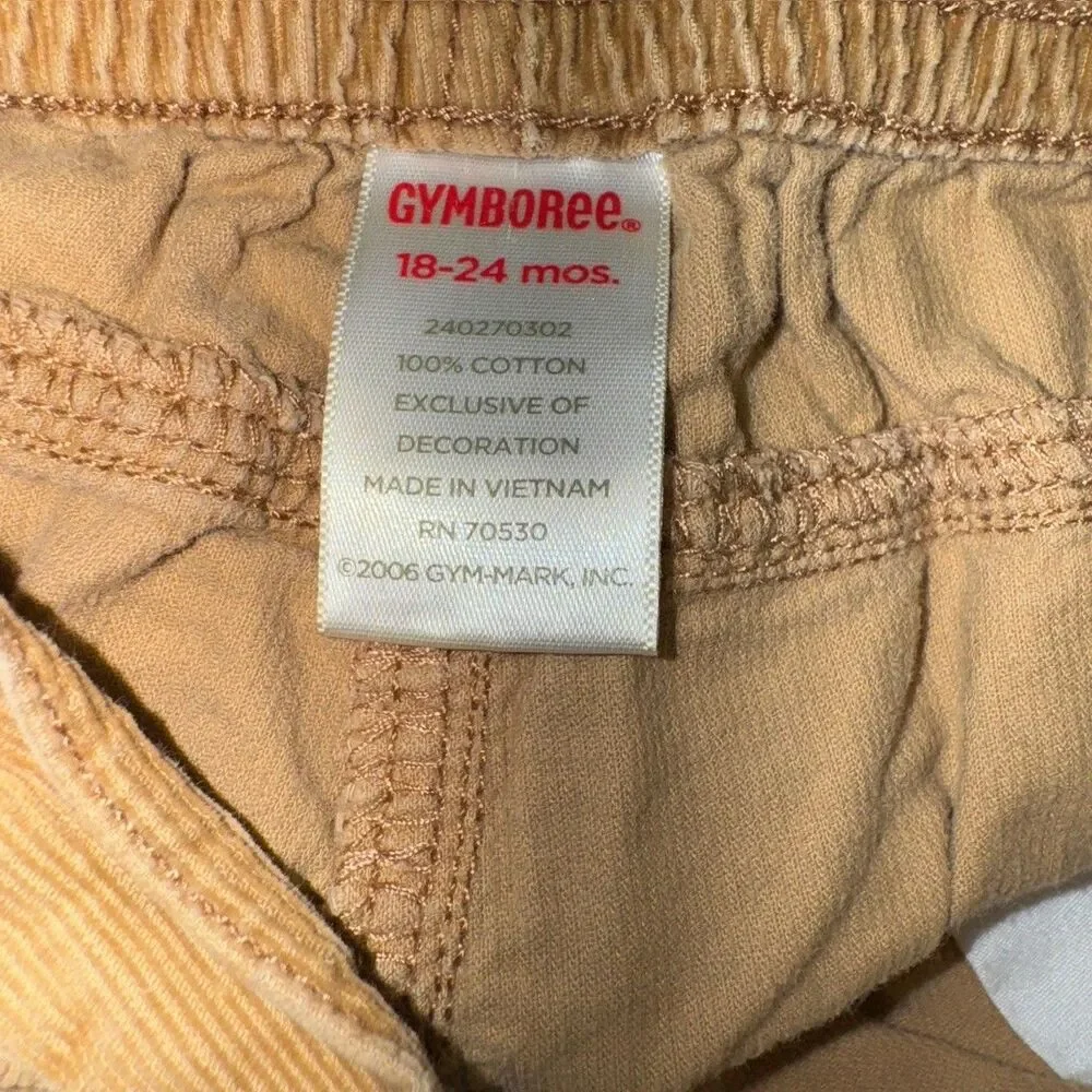 Gymboree Baby Girls Pants 18-24 Months Corduroy Fall Horse Riding Bottoms Cute